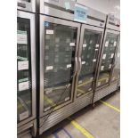 True "T-49G-HC-FGD01" 2 Door Glass Front Refrigerator S/N 10171250