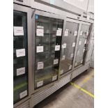 True "T-49G-HC-FGD01" 2 Door Glass Front Refrigerator S/N 10290134