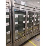 True "T-49G-HC-FGD01" 2 Door Glass Front Refrigerator S/N 10143257