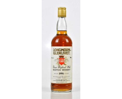 WHISKY: a single bottle Longmorn Glenlivet L.G.D. Finest Highland Malt Scotch Whisky, 1956, Distillers The Longmorn Glenlivet