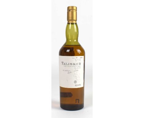 WHISKY; single bottle of Talisker single malt scotch whisky, bottle no.4669, 59.3%, 70cl. 