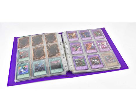 YU GI OH; a collection of cards including Sun first editions, holographics and rare cards.
