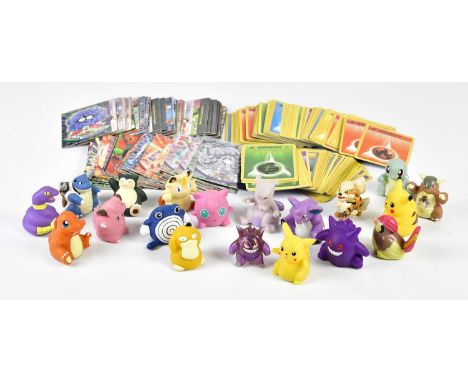POKÉMON; a collection of Pokémon trading cards, Pokémon related collectors cards and Pokémon figures, to include 120 Energy a