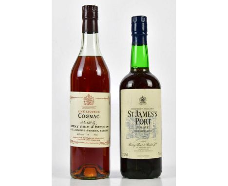 COGNAC; a single bottle Berry Bros &amp; Rudd Fine Liqueur Cognac, 40%, 70cl, and a single bottle Berry Bros &amp; Rudd St Ja