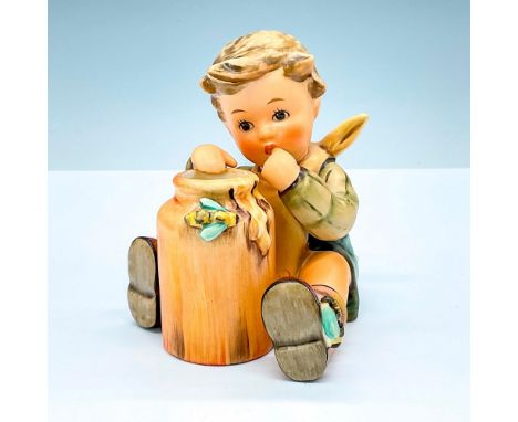 Modeled in 1955 by master sculptor Helmut Wehlte, Honey Lover became an M.I. Hummel Club exclusive in 1991. Honey Lover is re