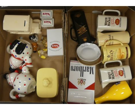 Wade Ceramics To Include White &amp; Mackay, Bells Water Jugs, Dishes, Large Van Money Box, Teapots, Animal figures Etc. (2Tr