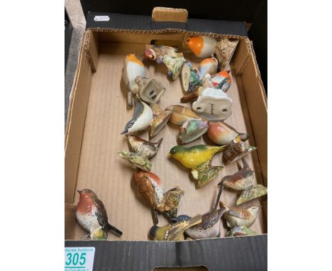 A Collection of Beswick, Royal Worcester and miscellaneous models of birds