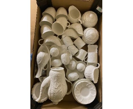 A Collection of Wedgwood Countryware to include Coffee Pot, Vingear Bottle, Five Coffee Cans, Lidded Sugar Pots, Milk Jugs, S