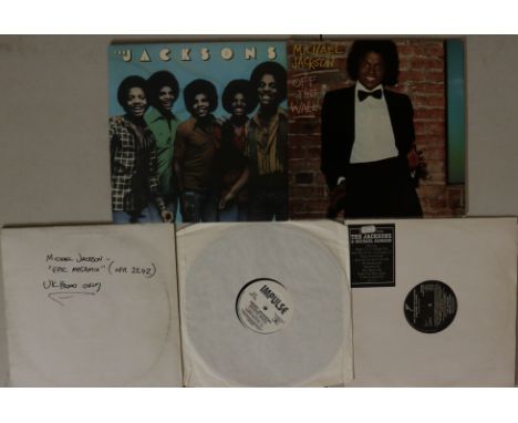 MICHAEL JACKSON & ASSOCIATED (PROMOS) - Magic bundle of 5 x LPs/12". Titles are 'Epic Megamix' (UK promo only XPR 1242 - VG+ 
