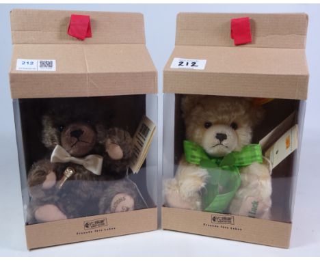 Two Steiff Teddy Bears; 'Good Luck' & 'Congratulations', both in original boxes   Condition Report   Click here for further i