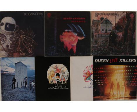 PROG/CLASSIC ROCK - Very smart indeed selection of 7 x classic LPs. Titles are Beggars Opera - Pathfinder (6360 073 UK origin