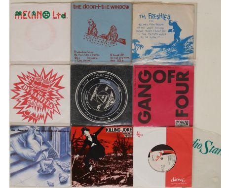 PUNK/NEW WAVE 7" - Screaming collection of 9 x blistering 45s! Titles are Mecano Ltd. - Face Cover Face (released on the shor