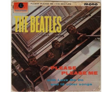 THE BEATLES - PLEASE PLEASE ME - UK MONO 1ST - A 'starter' copy now of the 1st UK mono pressing (PMC 1202). With Dick James c