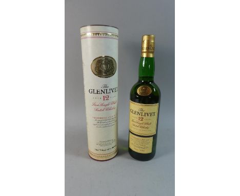 A Cased Bottle of Twelve Year Old Single Malt Scotch Whisky, The Glenlivet 
