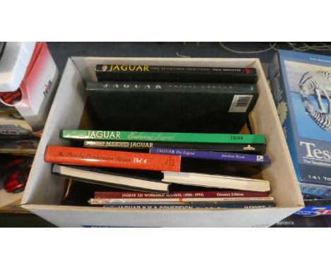 A Collection of Various Jaguar Coffee Table Books, Manual etc 