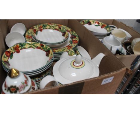 A quantity of Doulton "Everyday" tableware, Augustine pattern, and other ceramic wares