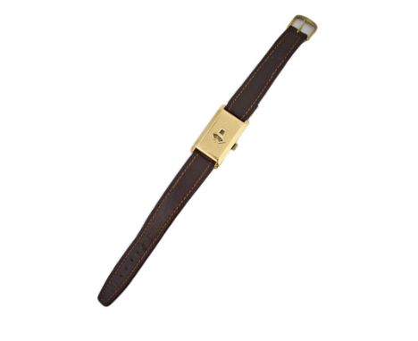 An Art Deco Gent's 9ct gold wristwatch, the 15 jewelled lever movement marked 'CUT & COMP-BAL A1' and 'Swiss made' and '210',