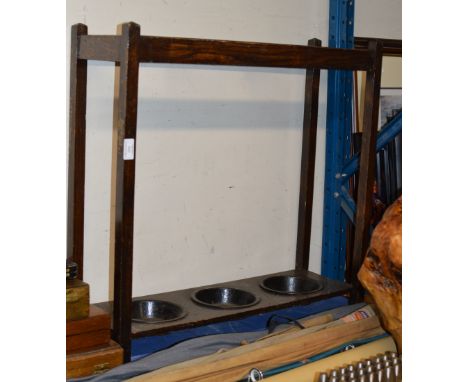OAK STICK STAND     