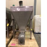 Anderson & Dahlen Stainless Feed Bins with Auger Discharge 4 Foot wide at top, LOADING FEE $200
