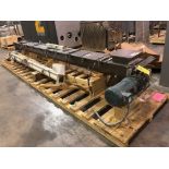 Lot of (2) Auger Screw Conveyors 1- 14" wide x 196" Long and 1-8" wide x 128" Long, LOADING FEE $200