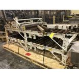 Lot of (2) Hytrol Pallet Conveyor Sections 10 Foot Long x 57" Wide, LOADING FEE $150