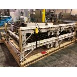 Lot of (2) Hytrol Pallet Conveyor Sections 10 Foot Long x 57" Wide, LOADING FEE $150