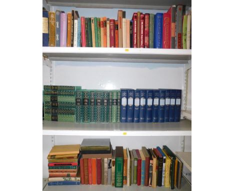 Folio Society; History and Literature, including Dickens works, a History of England, Kenneth Graham, H G Wells, and Rudyard 