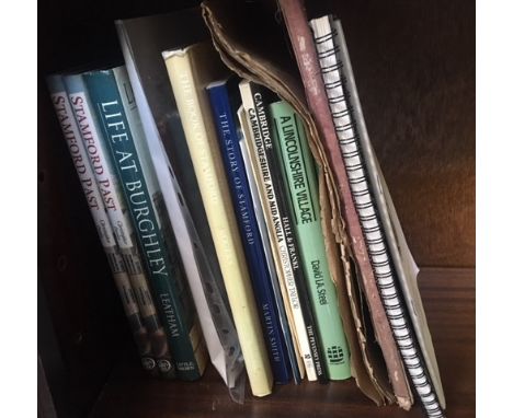 Local interest including Stamford and Lincolnshire, (1/2 shelf).