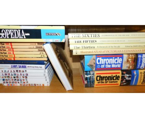 Daily Telegraph Chronicles of The Thirties, Fifties and Sixties, further Chronicles including Year Books, and a Guinness Ency