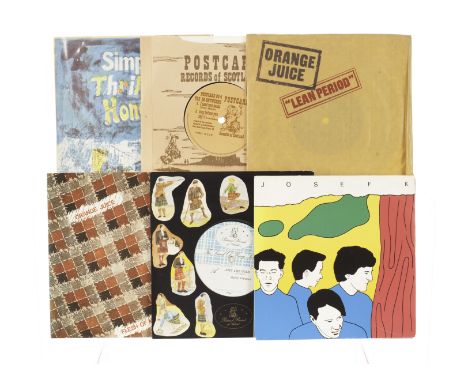 Postcard Records And  Others: fourteen 7" singles including Orange Juice, Aztec Camera, Josef K, The Go-Betweens, various yea