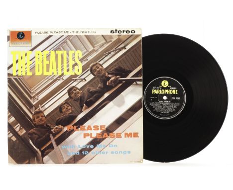 The Beatles: Please Please Me - Parlophone PCS 3042 UK 1963 stereo album third pressing, yellow and black labels with 33.1/3 