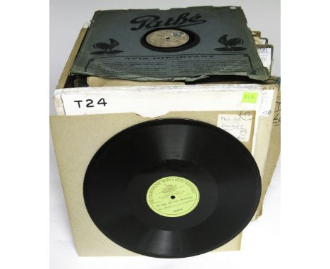 Vocal records, 12-inch: Sixty-eight, by Melba (G & T 034014 III w. Gilibert, ten other records), Melchior (4), Martinelli (9)