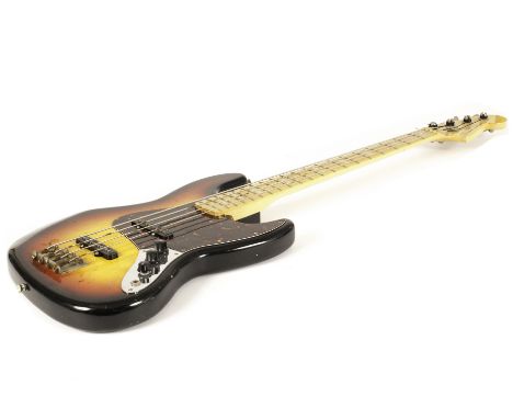 Electric  Guitar: A Bass by Condor Corporation  Japan, some rusting to backplate, strings, saddle and bridge, saddle cover mi