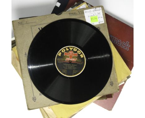 Vocal records, 10-inch: Mysz-Gmeiner (Polydor B4092/3, 409415, Grammophon B44178/9, Decca PO 5105), Martinez-Patti et al (G &
