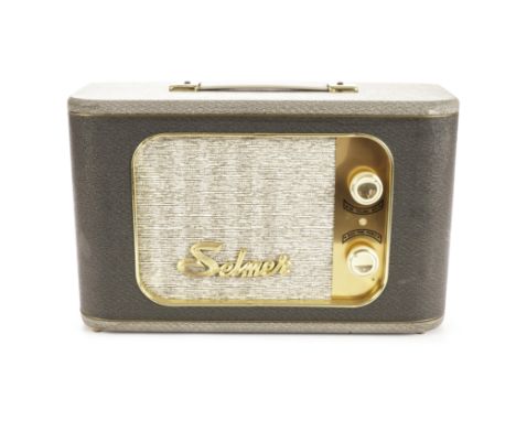 Amplifier: A 1964  Selmer Truevoice Little Giant valve amp serial no 4804 overhauled in 2013 sold untested 
