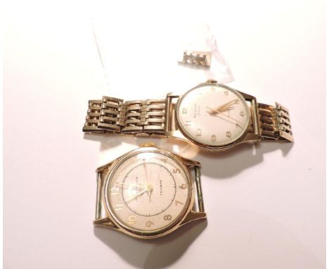 A gentleman's 9ct gold Rotary bracelet watch, and an Ingersoll 'Triumph' wristwatch