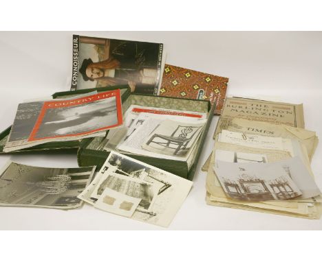 The Donation of the Eric M Browett Collection of English Furniture and Artefacts to the Victoria and Albert Museum, a file of