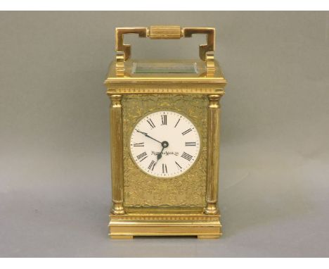 A modern Mappin and Webb carriage clock