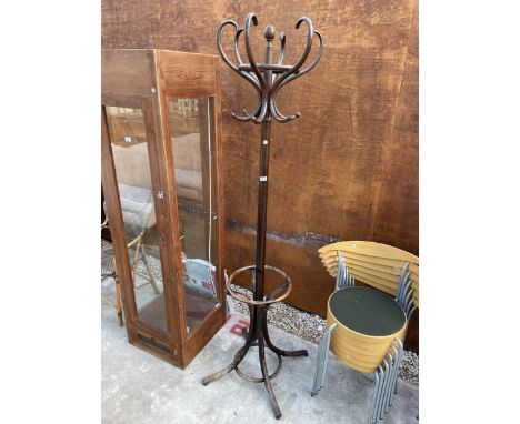 A MID 20TH CENTURY BENTWOOD HAT/STICK STAND