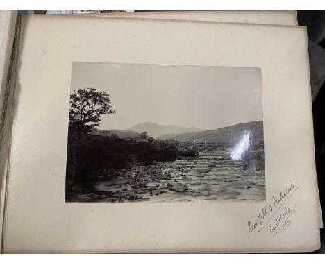 A VINTAGE COLLECTION OF PHOTOGRAPHS FROM THE LAKE DISTRICT AND CUMBRIA IN AN ALBUM