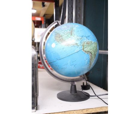 A VINTAGE GLOBE LAMP