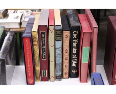 NINE INDIVIDUALLY BOXED BOOKS TO INCLUDE THE MONKS OF WAR, THE BAYEAUX TAPESTRY AND THE NORMAN INVASION, ANNE FRANK ETC, PUBL
