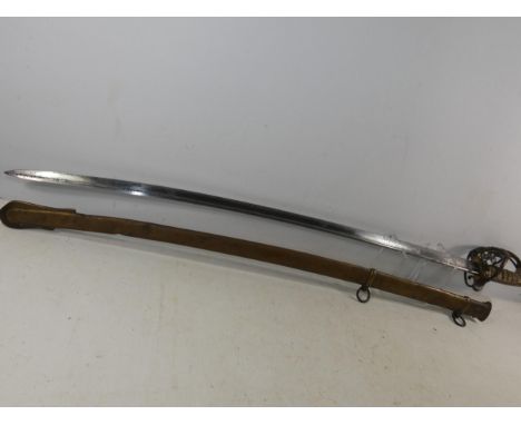 A WILLIAM IV/QUEEN VICTORIA 1822 PATTERN INFANTRY FIELD OFFICERS SWORD (MAJOR AND ABOVE), 82CM BLADE BY PROSSER OF CHARING CR
