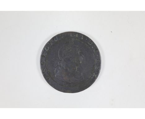 George III 1797 Cartwheel Penny  A 1797 George III Cartwheel Penny, minted at the Soho Mint, Birmingham, under Matthew Boulto