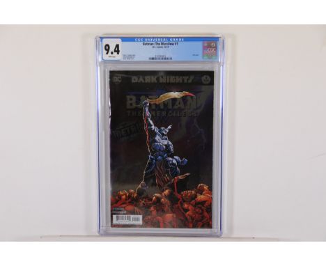 **Batman: The Merciless #1 - DC Comics (2017) CGC Graded 9.4**  A graded and encapsulated copy of *Batman: The Merciless* #1,