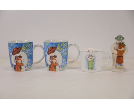 Royal Doulton "The Snowman Gift Collection" Ceramic Set  A ceramic set comprising the following items from Royal Doulton's 19