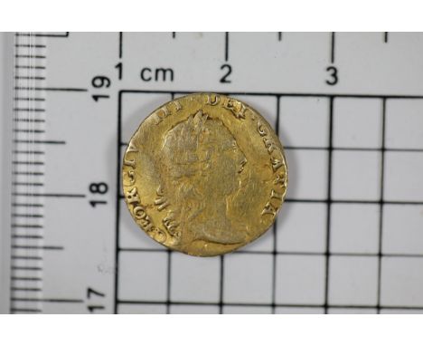 **George III Gold Quarter Guinea, 1762**A gold quarter guinea from the reign of King George III, struck in 1762. **Physical A