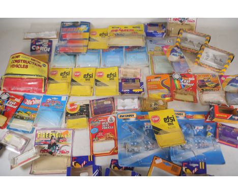 Collection of Vintage Die-Cast Toy Packaging  A collection of vintage die-cast toy packaging, primarily dating from the late 