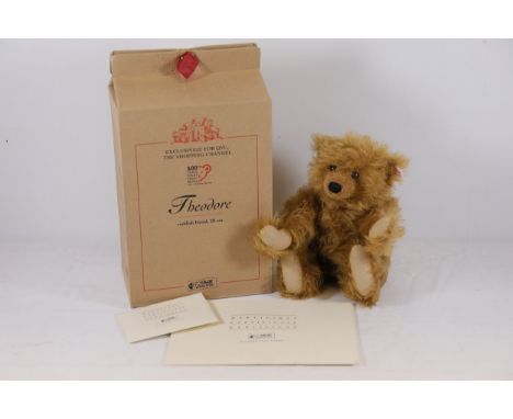Steiff Limited Edition Theodore Teddy Bear with original boxA Steiff limited edition Theodore teddy bear, measuring 28 cm in 