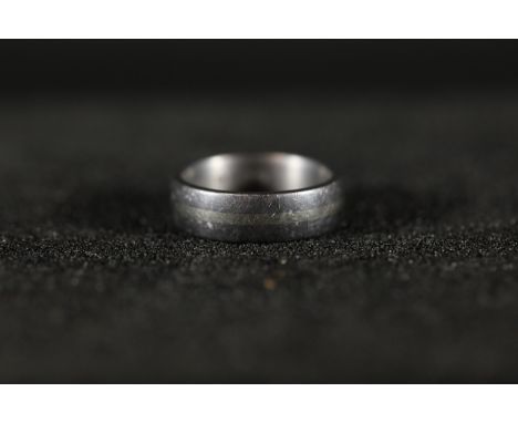 Palladium and Tantalum Ring, Hallmarked by Lance James, PD500, Size R/S (UK)This distinctive ring features an intriguing blen